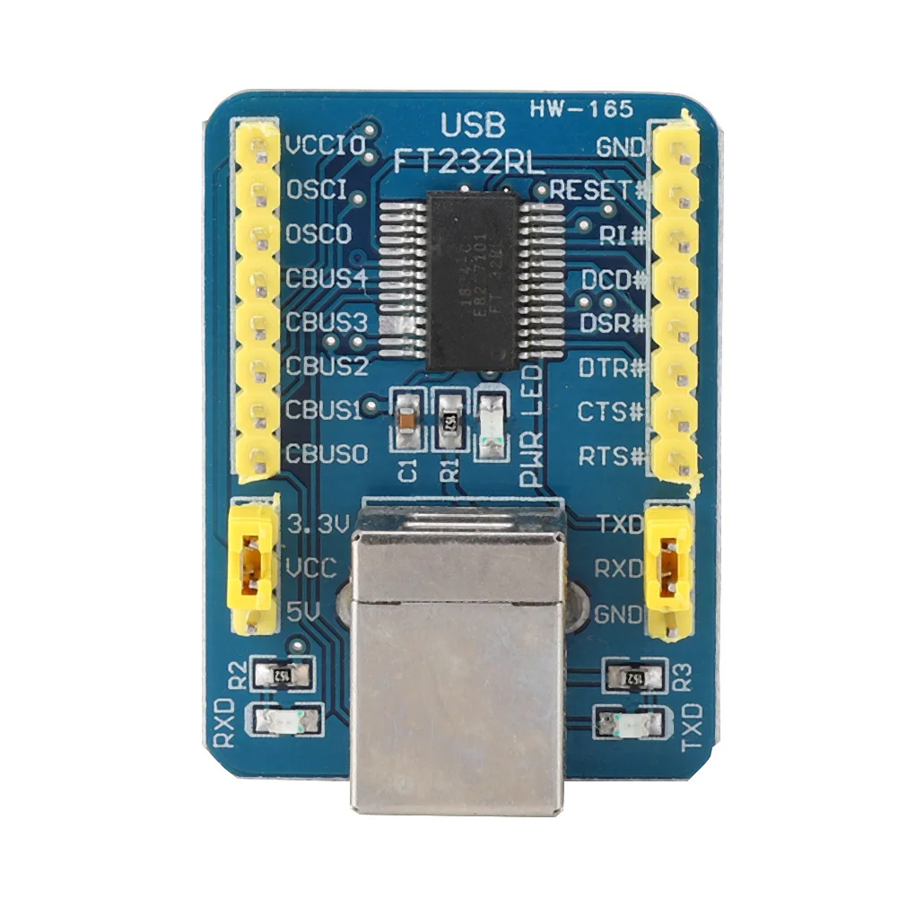 

Фьюзелёный USB Тип B для модуля последовательного порта USB для TTL/CMOS уровня