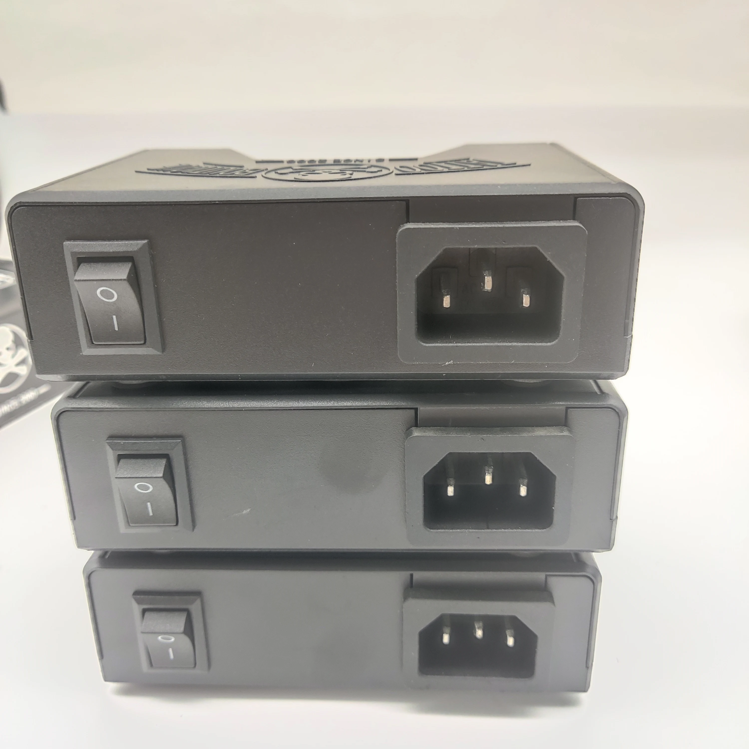 Блок питания для тату аппарата 1 шт. черный двойной светодиодный 3 цифровых