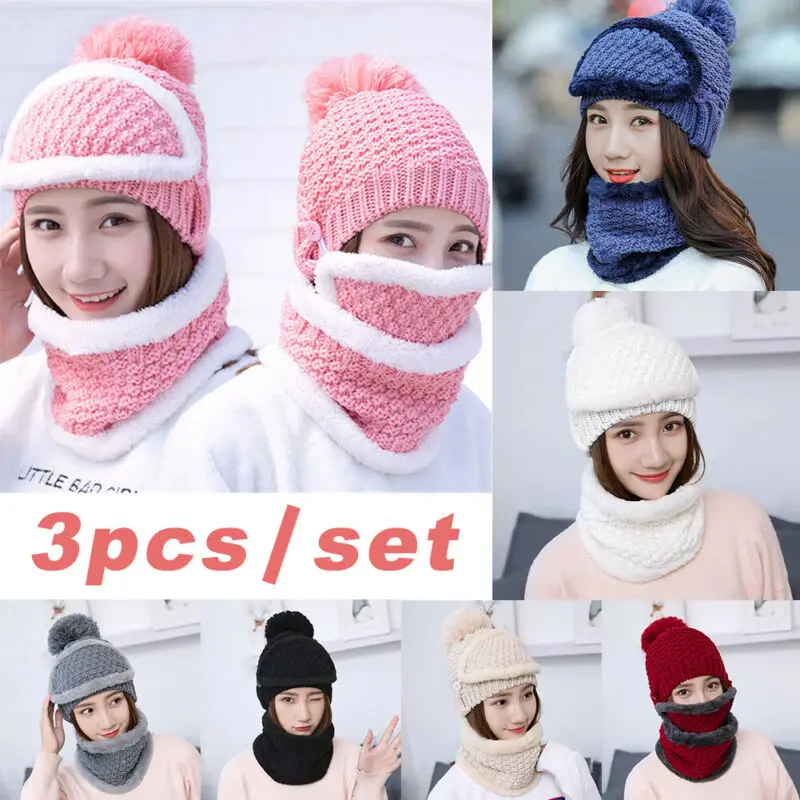 Зимняя Флисовая теплая зимняя Лыжная шапка для детей мужчин женщин 2020|Мужская