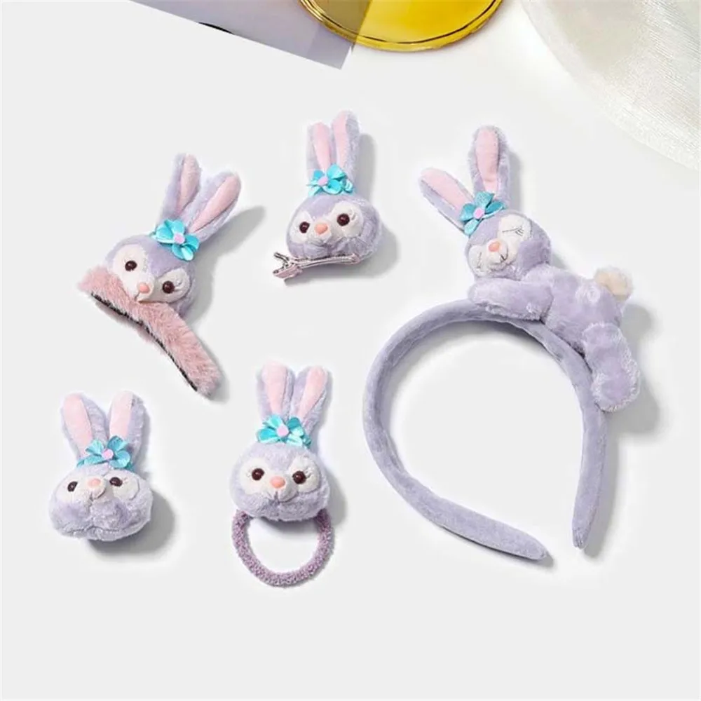 

Xingdailu children's headband rabbit ears girls hair accessories headband princess cute hairpin head rope brooch baby headwear