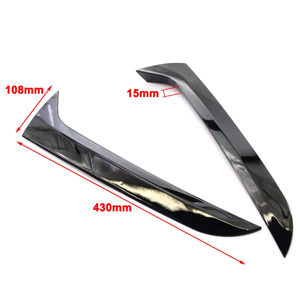 Автомобильный задний боковой спойлер на окно 2 шт. регулируемый сплиттер отделка