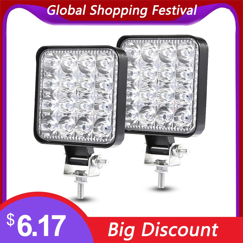 4 шт. светодиодный автомобиль Точечный светильник 48 Вт Светодиодный 30 градусов