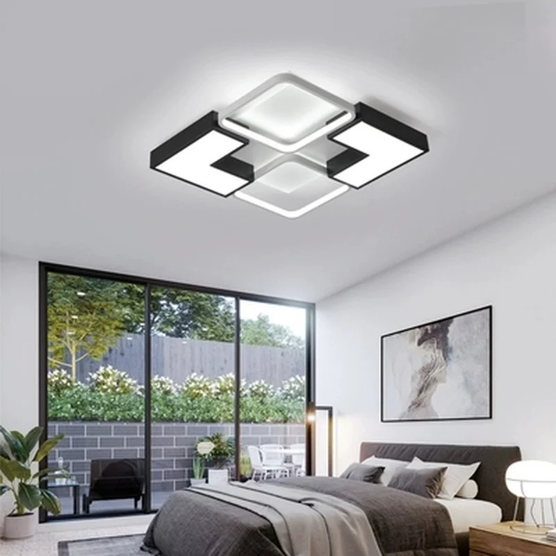 Rectangle Ceiling Light LED Lamp for living room Bedroom lampe plafond avize lustre Modern home | Лампы и освещение