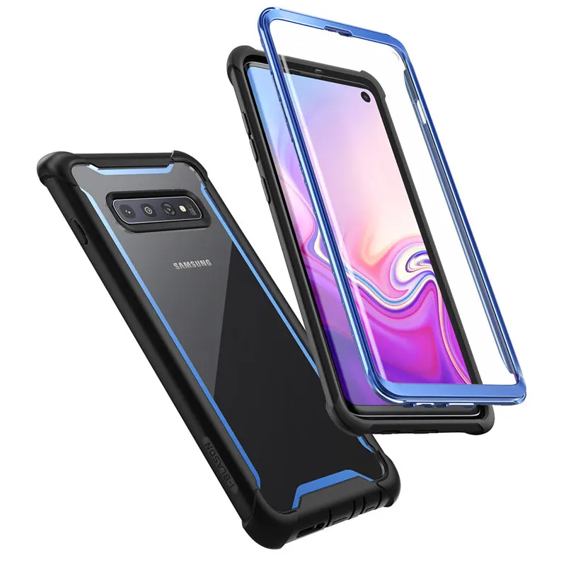 Защитный чехол для Samsung S10 защитный со встроенным экраном 6 1 дюйма не совместим с