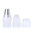 10 шт Торт адаптера переменного тока глазури Трубопроводов Сопла Советы украшения торта конвертер муфта средство для украшения дома советы для кексов, помадки печенья