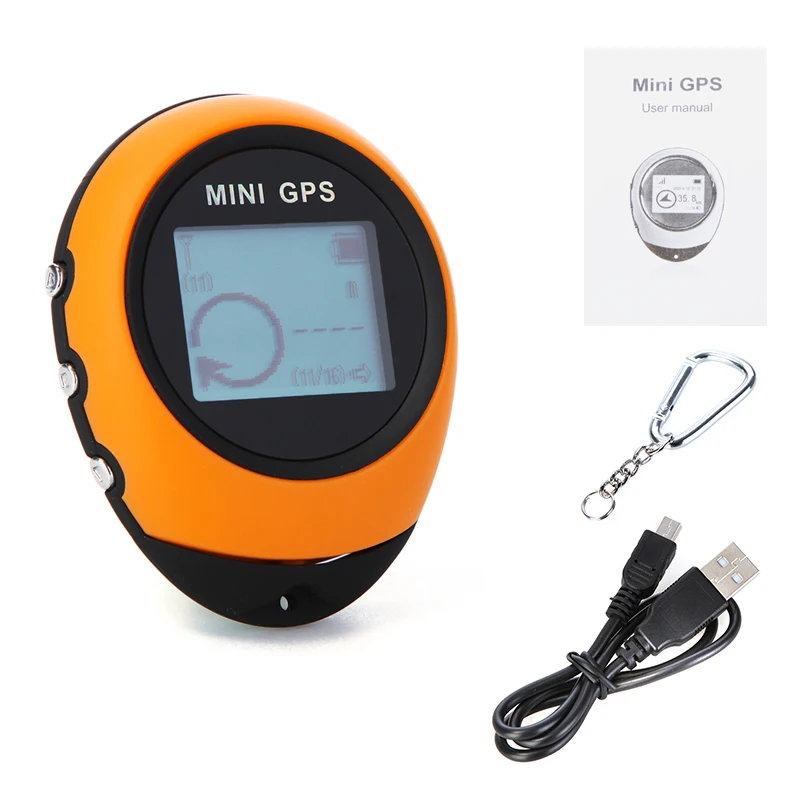 Мини GPS трекер навигация туристический компас Брелок PG03 GPRS USB гид перезаряжаемый