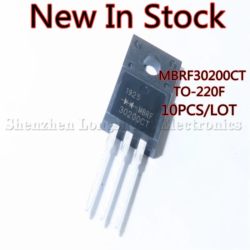

10 шт./лот MBRF30200CT TO-220F 30A 200V Schottky diode B30200G New в наличии