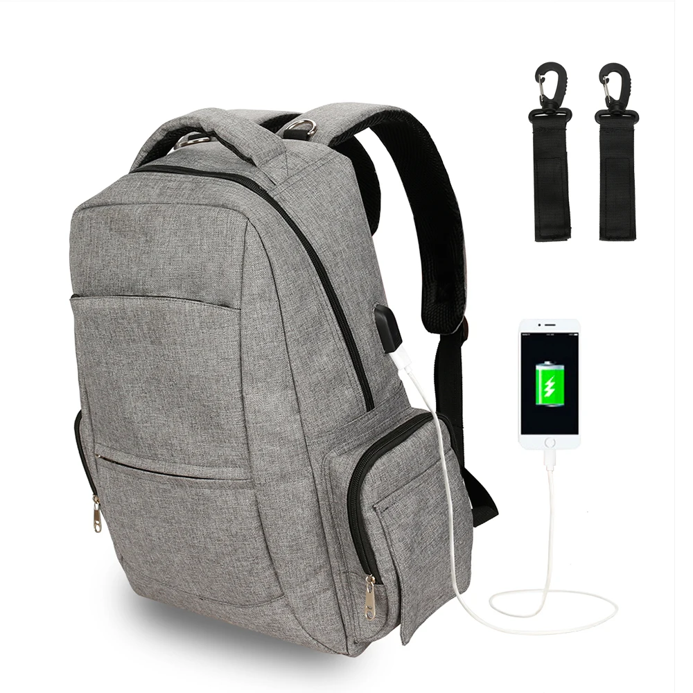 

Mommy Diaper Bag large women waterproof backpacks Baby Care For Dad And Mom USB Charging Interface baby backpack maternity bags