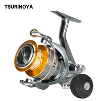tsurinoya spinning fishing reel fs 4000 5000 saltwater aiti corrosion high speed jigging wheel 91bb light weight carp pike reel
