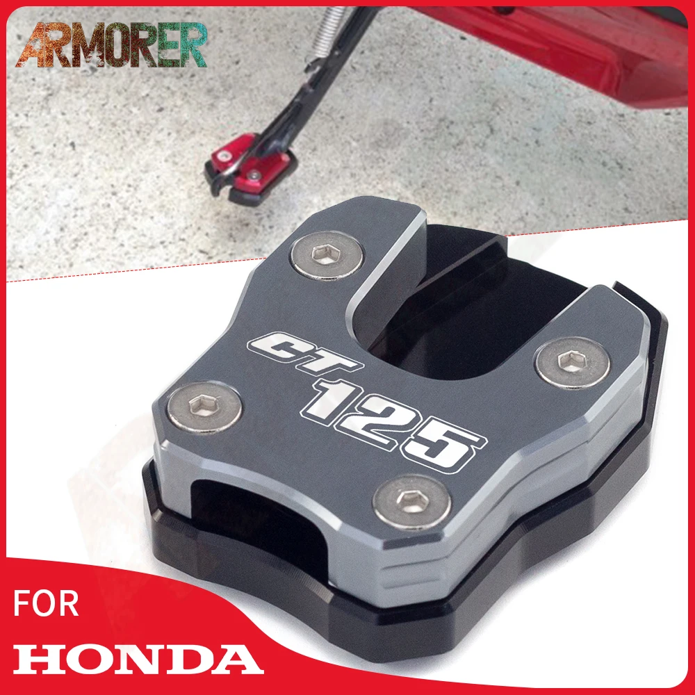 

Kickstand Foot Side Stand Extension Pad Support Plate Enlarge Stand Motorcycle Accessories For HONDA CT125/ Hunter Cub - 2022