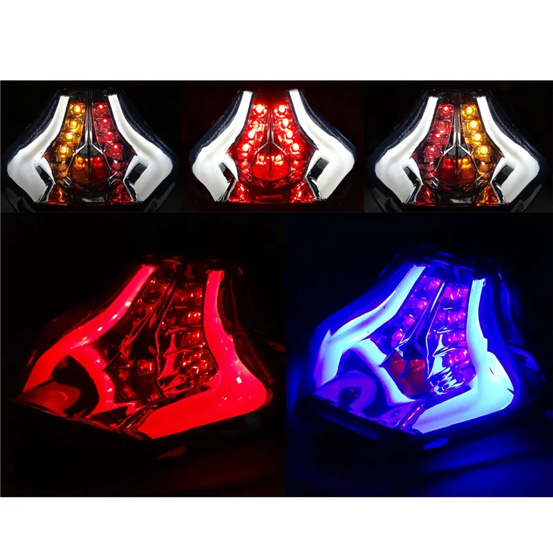 Светодиодный Интегрированный поворотный сигнал задний фонарь для YAMAHA MXKing MX King 150