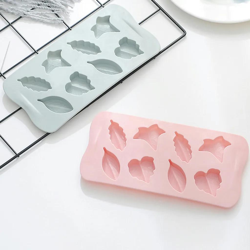 Силиконовые формы форма листьев для рукоделия 3d выпечки шоколада мыла торта