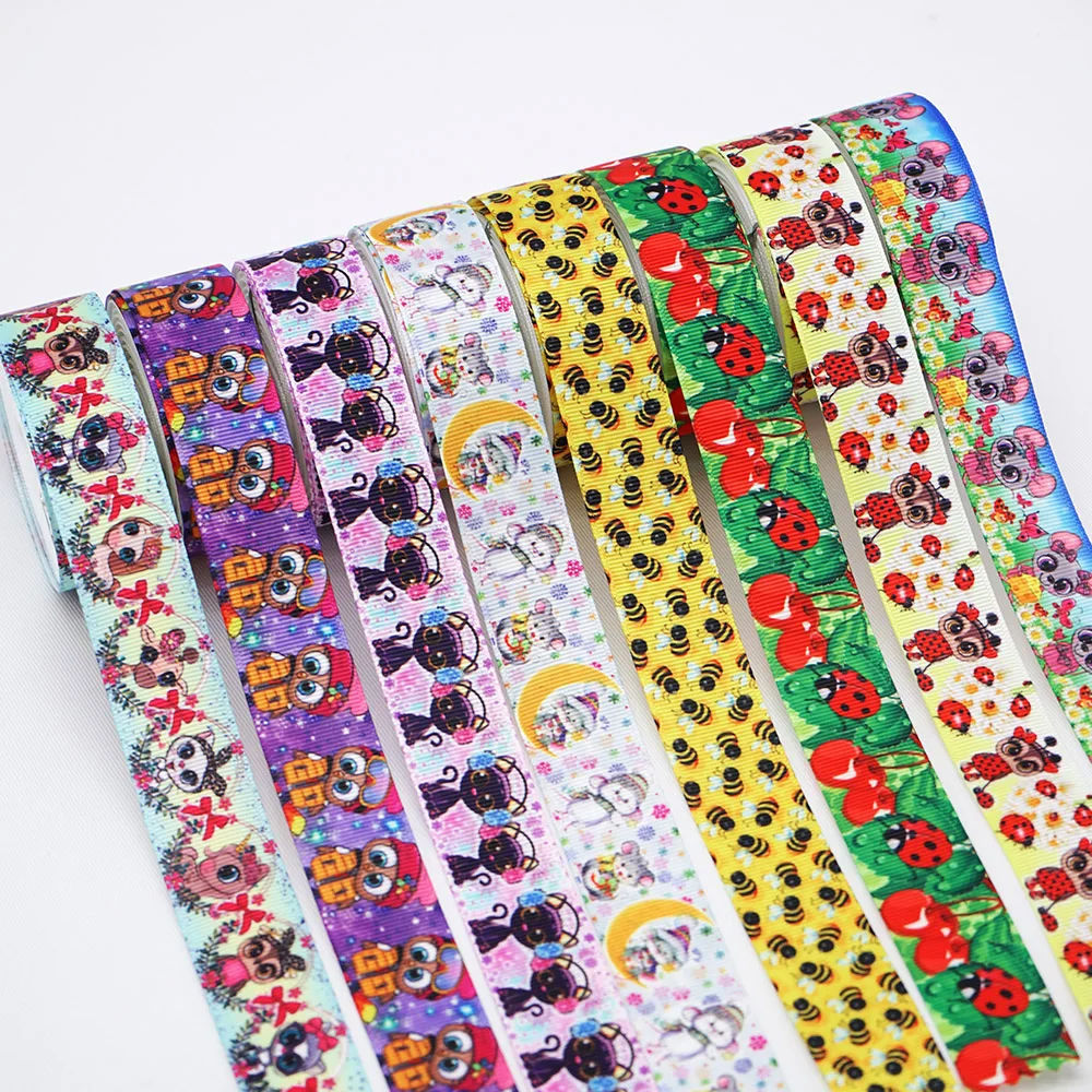 Кабошоны из эпоксидной смолы с мультяшным принтом корсажная лента 33535 - купить по