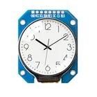 Круглый цветной модуль IPS 1,28 дюйма 8PIN SPI TFT LCD цветной круглый экран с платой адаптера GC9A01 400 яркость 240(RGB)* 240