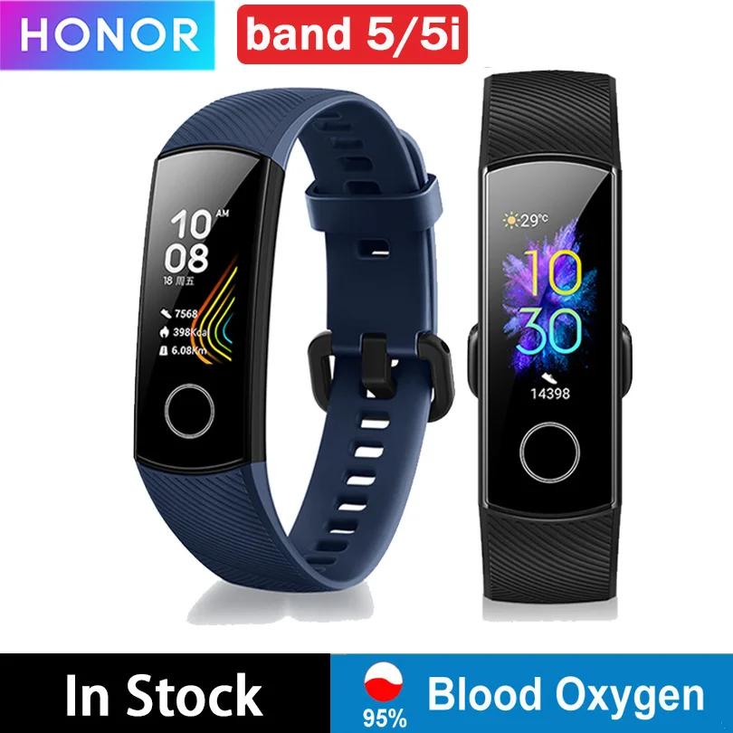 Смарт часы Huawei Honor band 5 5i AMOLED с usb зарядкой кислородом сердечком яростью и сном
