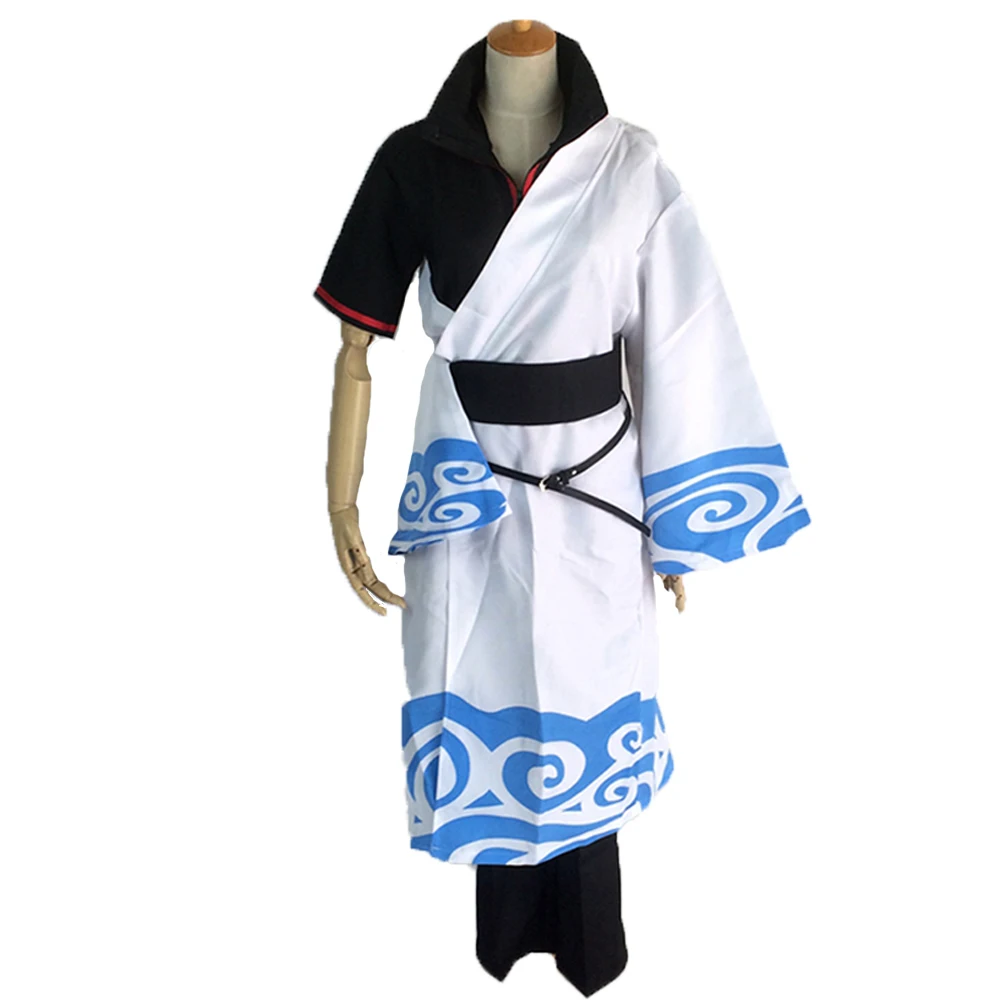 JP Anime маскарадный костюм Gintama платье на Хэллоуин для взрослых|gintama cosplay costume|gintoki