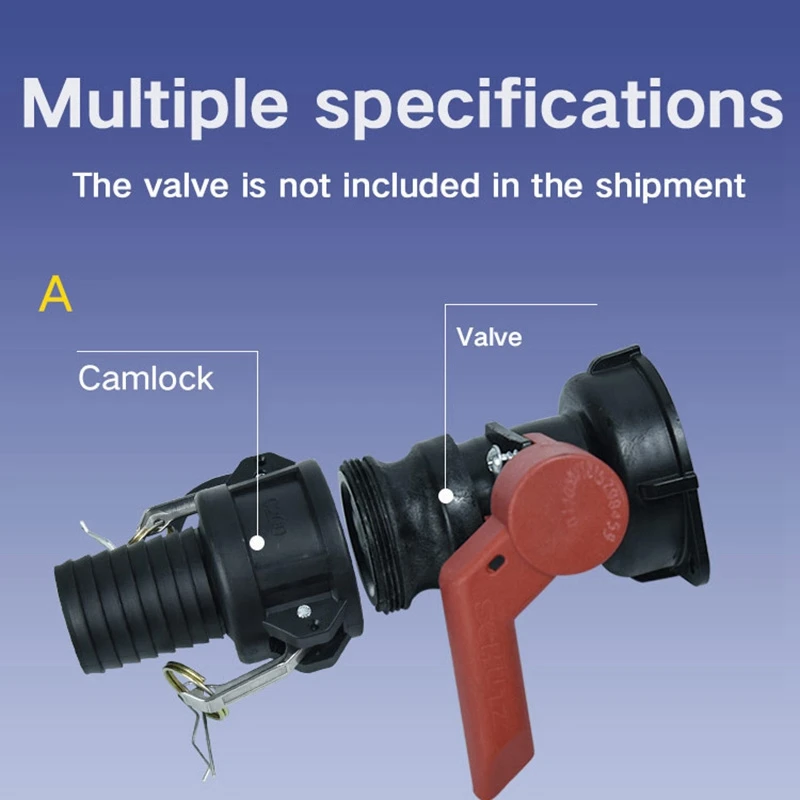 

Thicken Plastic Hose IBC Tank Valve Fittings Water Tank Connector