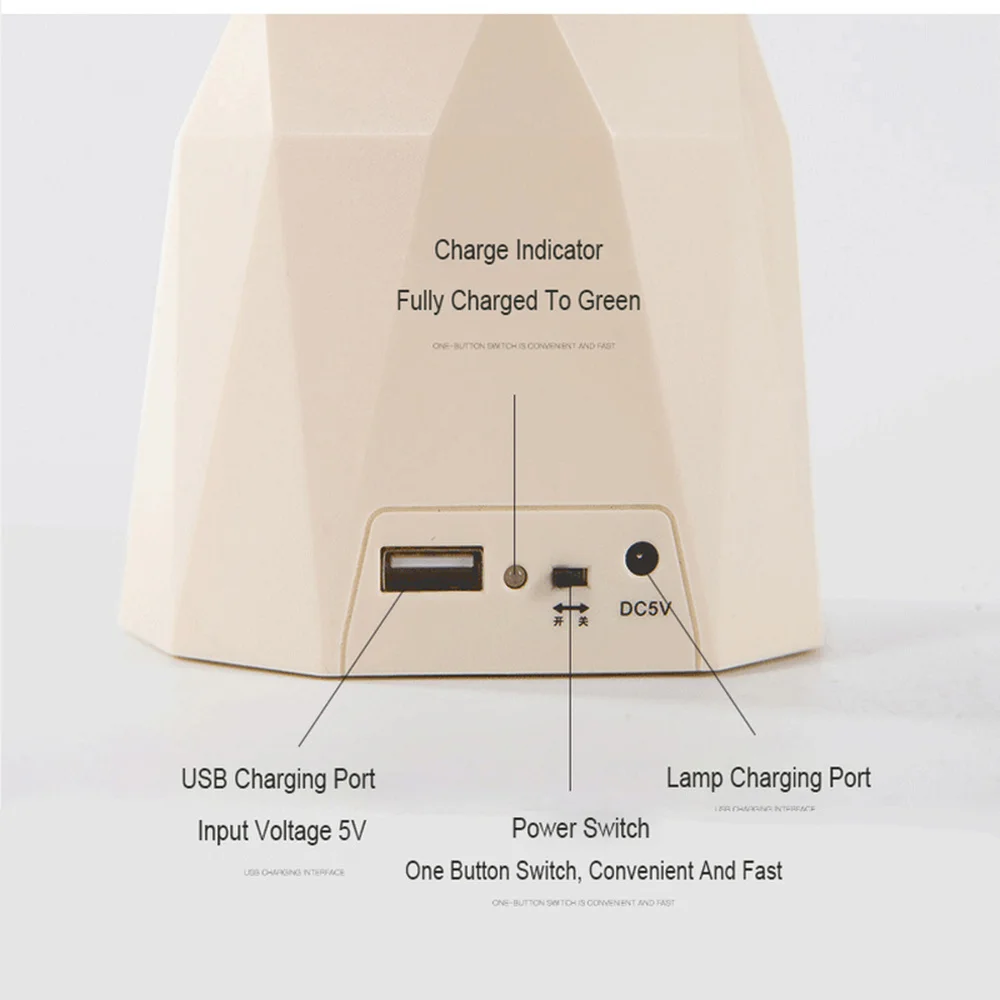 4000 мА/ч Перезаряжаемые светодиодные настольные лампы сенсорный USB Гибкие для