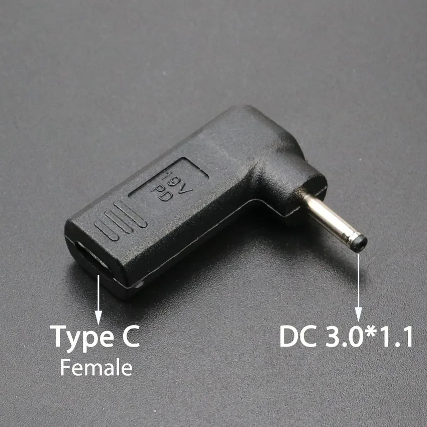 ChengHaoRan Laptop Power Adapter Connector DC Plug USB Type C Female to Male Jack Converter for HP Dell Lenovo Asus Notebook | Компьютеры