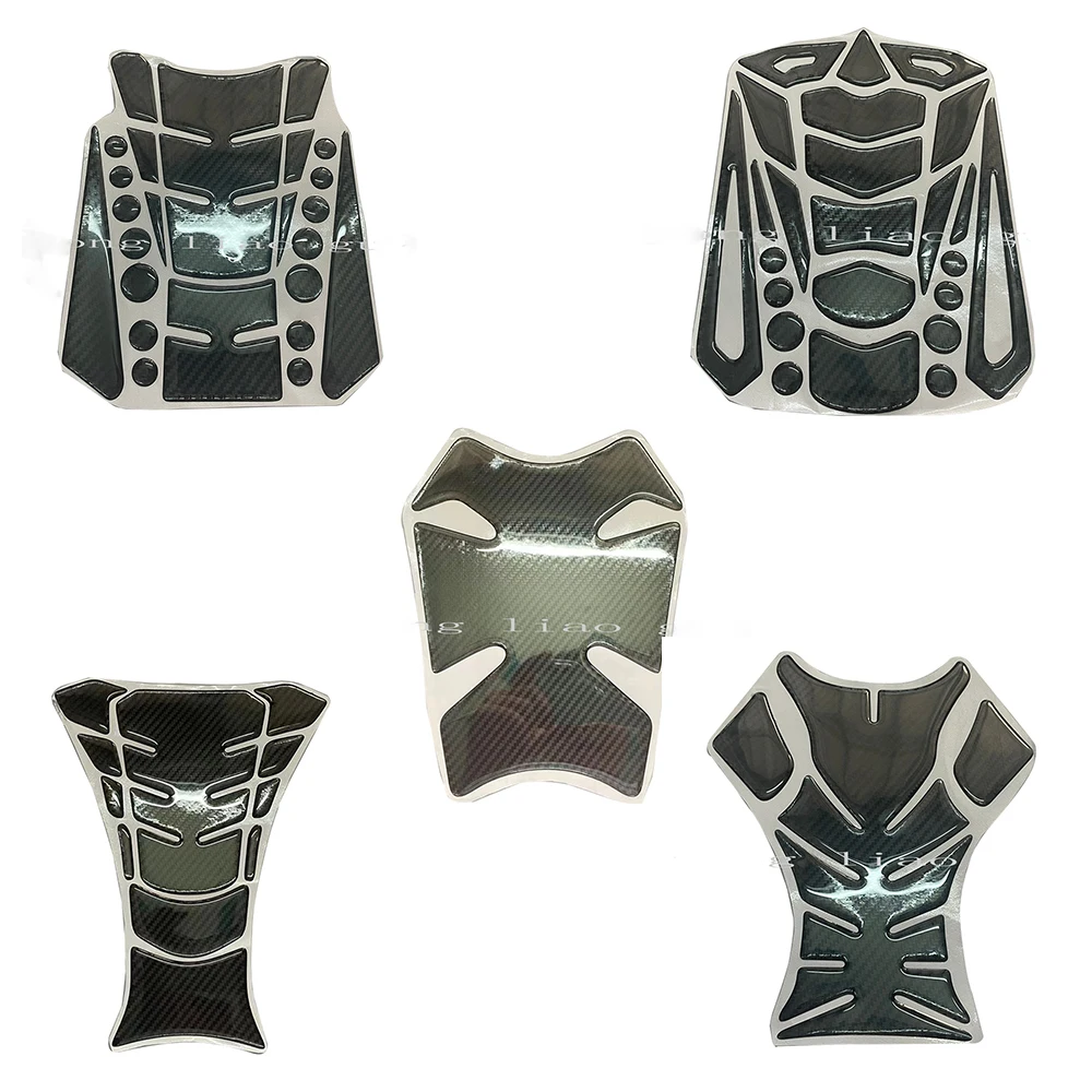 

3D NEW Motorcycle Fuel Tank Gasket Resin Gel Decal Sticker for Undefined Universal Motorcycle Tank Pad Protector