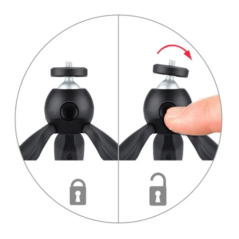 Настольный мини штатив для телефона настольная подставка камеры смартфона со