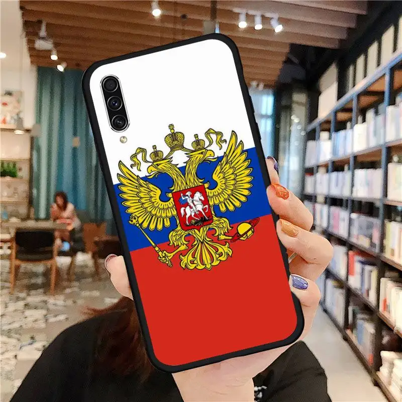 

Russia flag Emblem Symbol Phone Case For Samsung galaxy A S note 10 7 8 9 20 30 31 40 50 51 70 71 21 s ultra plus