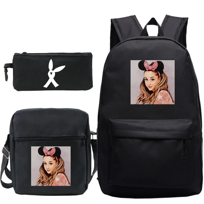 Ariana большая сумка-рюкзак Mochila 3 шт./компл. школьные рюкзаки для девочек и мальчиков рюкзак для ноутбука дорожные сумки женские рюкзаки+ ручные сумки+ сумка для ручек