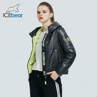 icebear 2021 women autumn jacket fashion women parka high quality hooded brand clothing gwc20067i