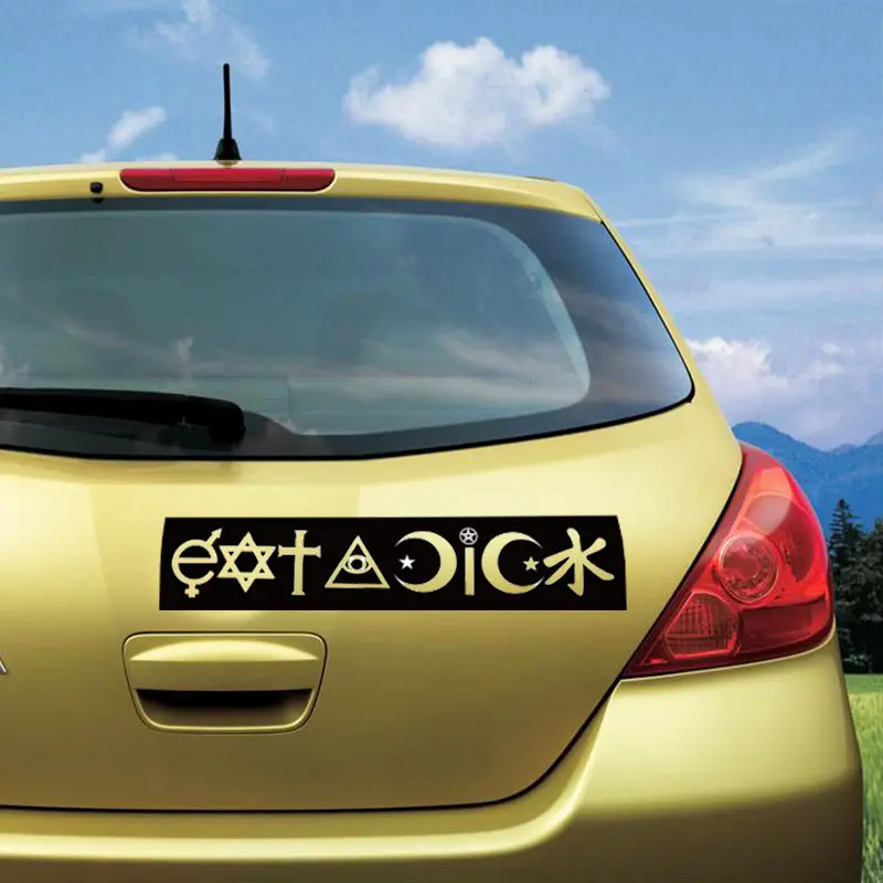 Наклейка Conisi для автомобиля и стены 4 типа оригинальные водители Eat A Dick цитата