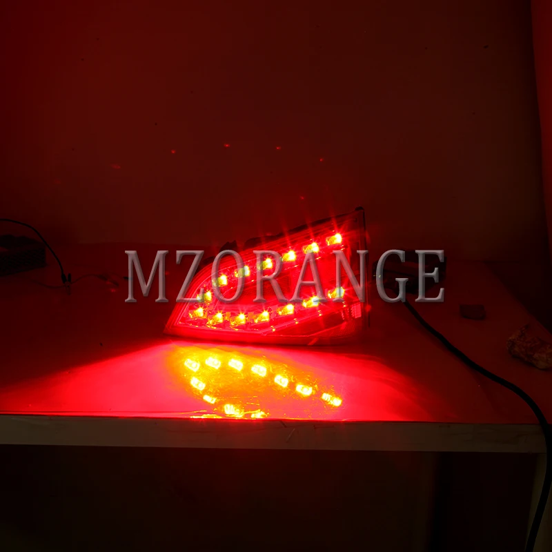 MZORANGE Tail Light Lamp For Audi A4 B8 2008-2012 Rear Right left Inner Outer Side Tail Light LED Brake Lamp Turn signal Light