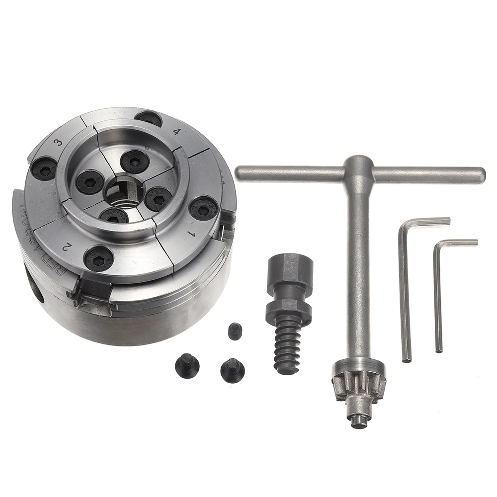 

3.5 Inch Reversible Wood Turning Chuck 1-Inch x 8TPI Thread Wood Lathe Chuck Accessory Jaws Wood Lathe Turning Tool