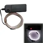 3 метра автомобисветодиодный светодиодная интерьерная светодиодный ная лента Гибкая светодиодная гирлянда украшения с неоновым светом Lisence пластина провод веревка трубка с USB Драйвером