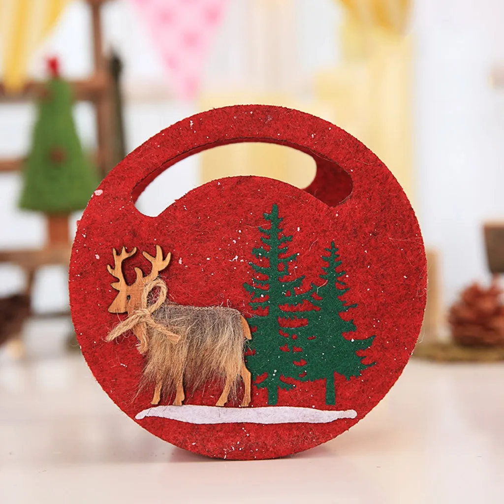 Рождественский пакет креативный мультфильм Новый подарок сумка мешок для конфет