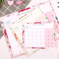 sharkbang 2040 sheets kawaii floral a5 a6 loose leaf notebook refill paper weekly monthly list planner agenda stationery