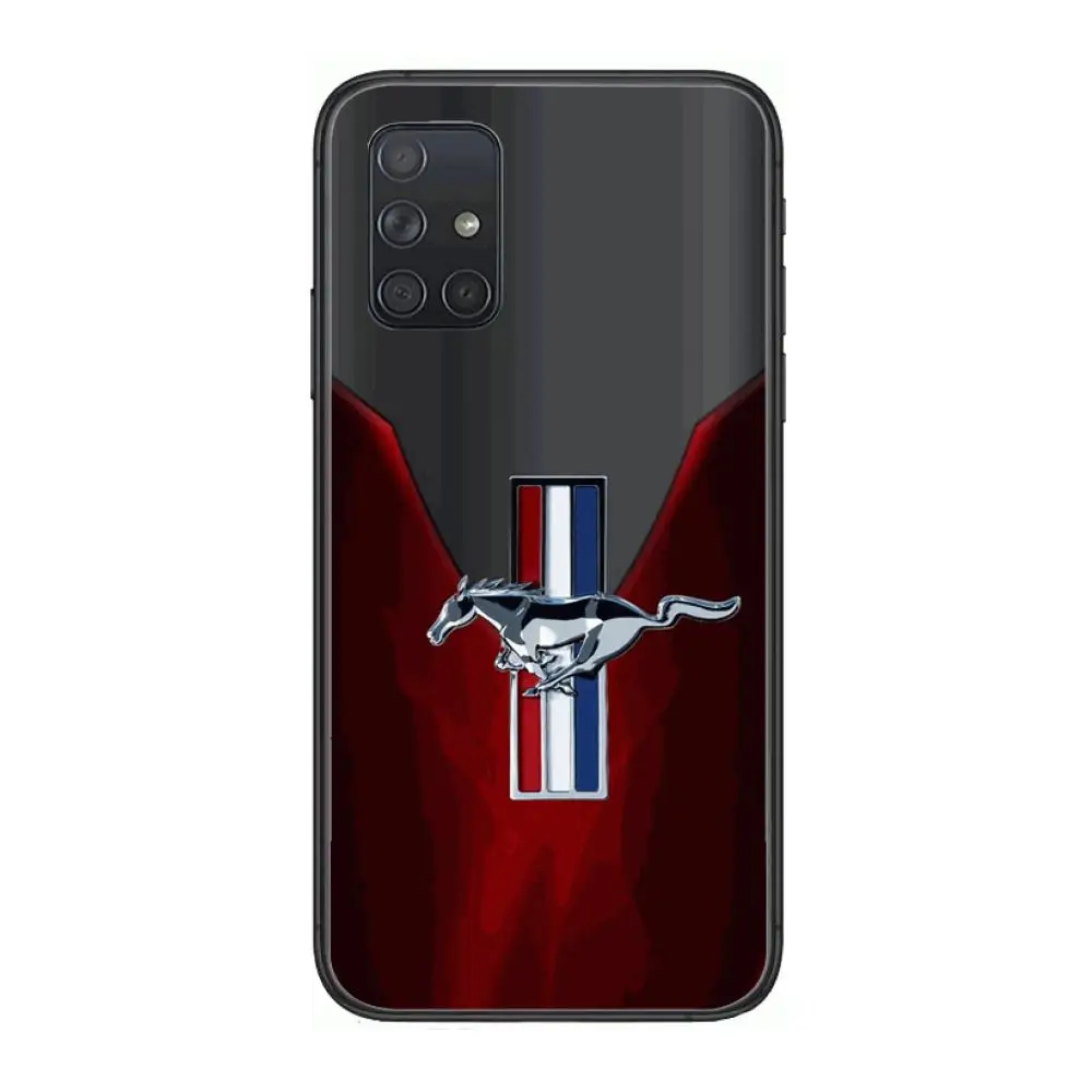 

Mustang car brand Phone Case Hull For Samsung Galaxy A 50 51 20 71 70 40 30 10 E 4G 5G S Black Shell Art Cell Cover