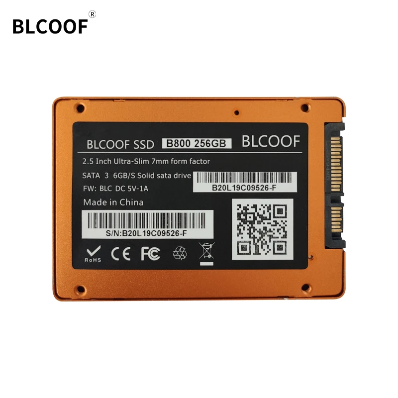2.5 inch SATA III SSD 256GB BLCOOF sdd in internal solid state drive sata hdd disco duro hard drives disk for laptop/desktop