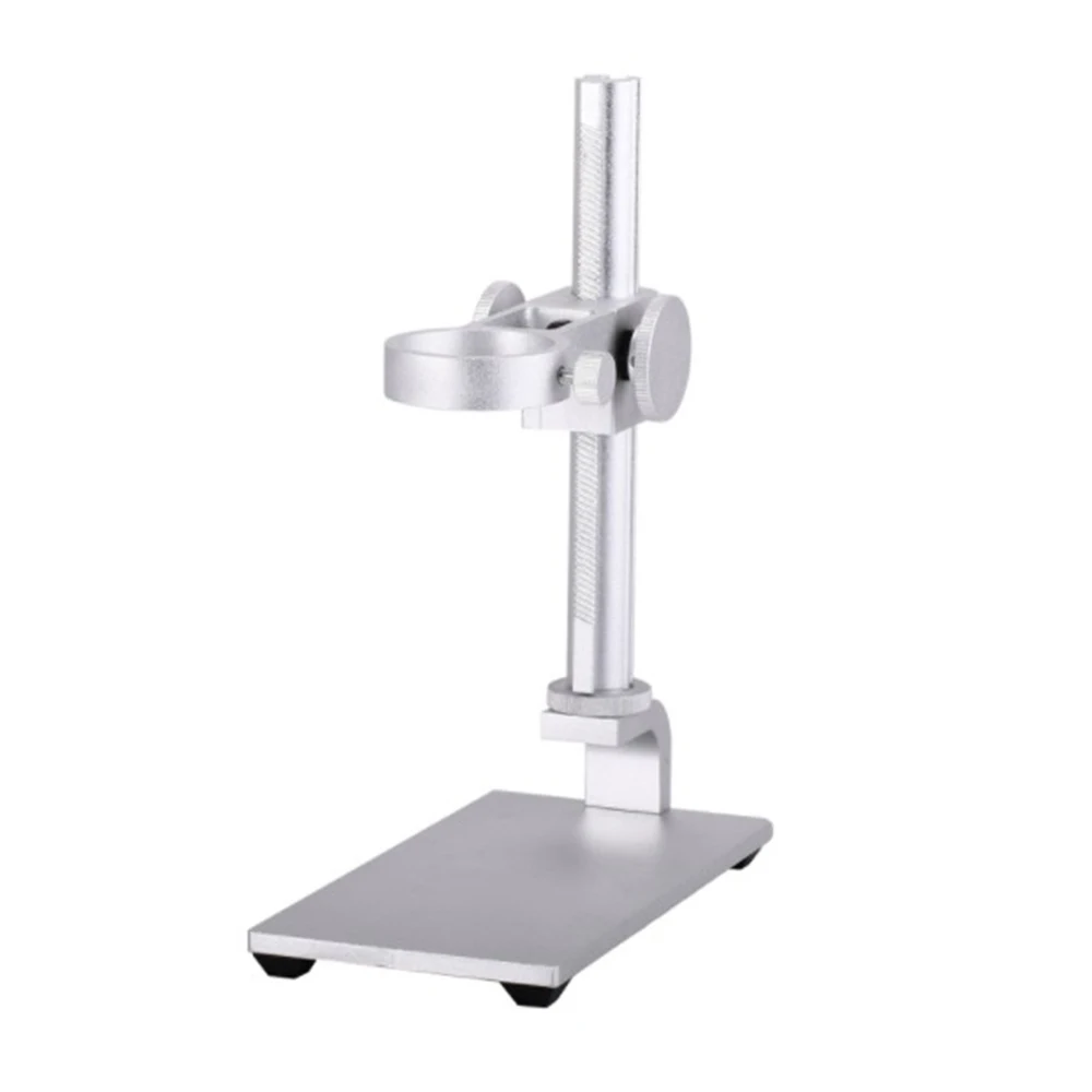 

Aluminum Alloy Stand USB Microscope Stand Holder Bracket Mini Foothold Table Frame for Microscope Repair Soldering