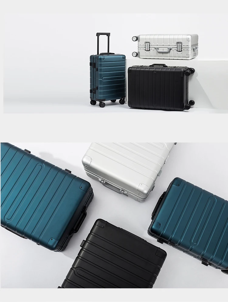 LEINASEN Дешевые алюминиевый дорожный костюм чехол 2" TAS LOCK spinner 20" Бизнес чехол на колесиках