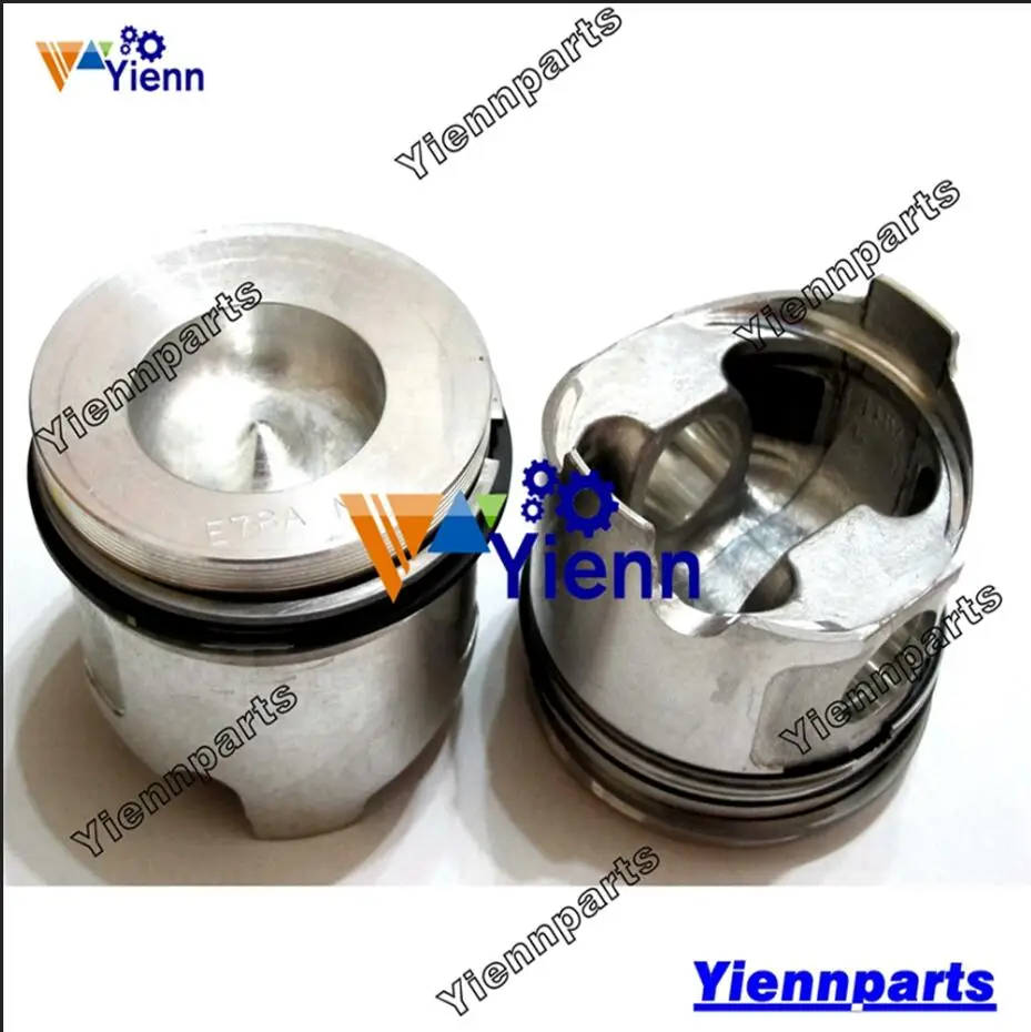 

For Yanmar 4TN78 4TN78L Piston Kit With Pin clips Engine Excavator Loader Truck Tractor Repair Parts