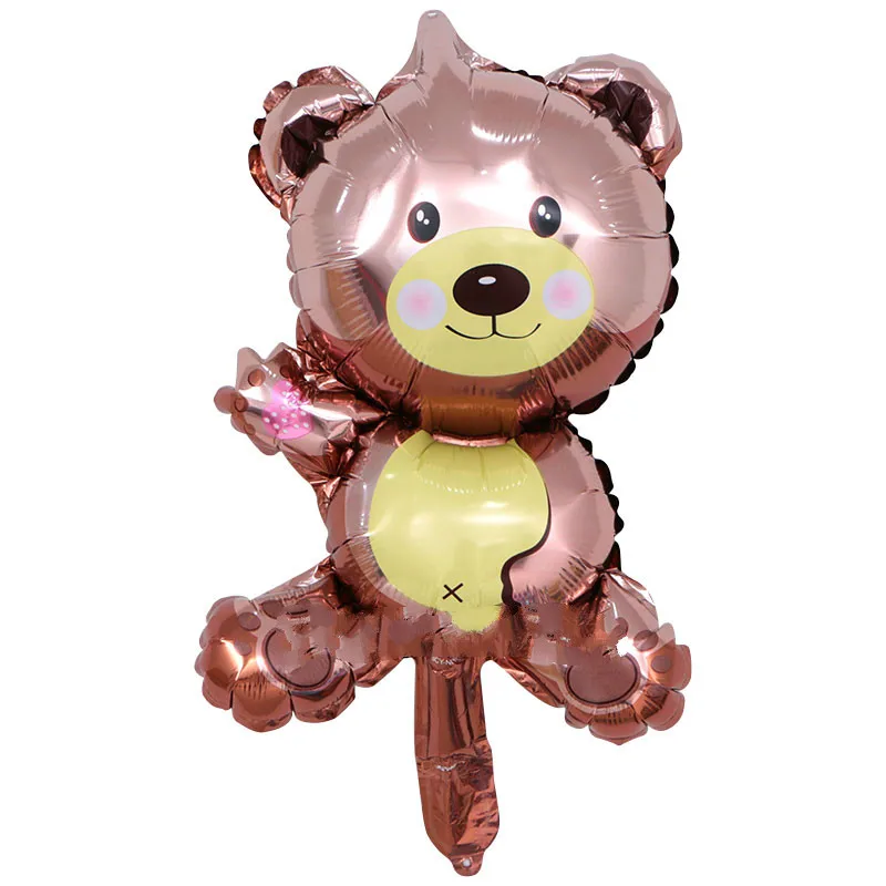 

10 шт./лот разноцветный Мини милый медведь для украшения дома День рождения детвечерние мультяшный шар для свадебного украшения детская игр...