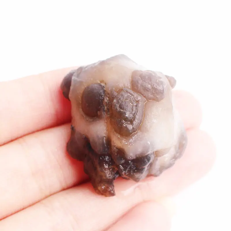 1 шт. Редкий Натуральный марокканский Агат необычный минерал образец серого