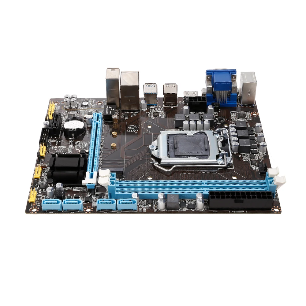 Материнская плата VEINEDA для ПК H110 G302 LGA 1151 2xDDR3 MAX 32 ГБ PCI E 1X 16X Intel Core i7/i5/i3/CPU