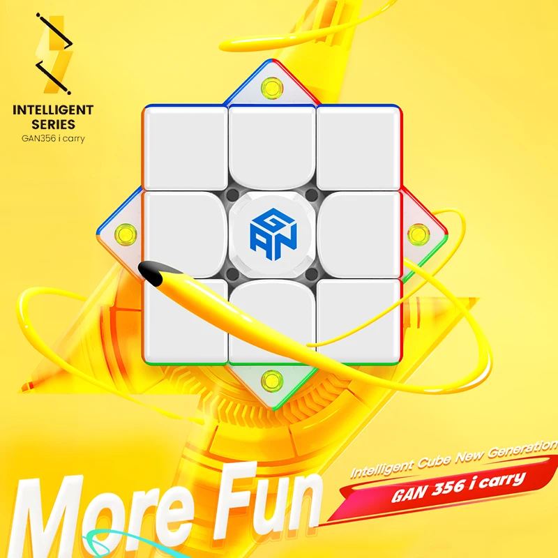 

GAN 356 i Carry Magnetic 3x3 Magic Cubes Speed Cube 3x3x3 Magnets Puzzles Professional Toys For Adults Children