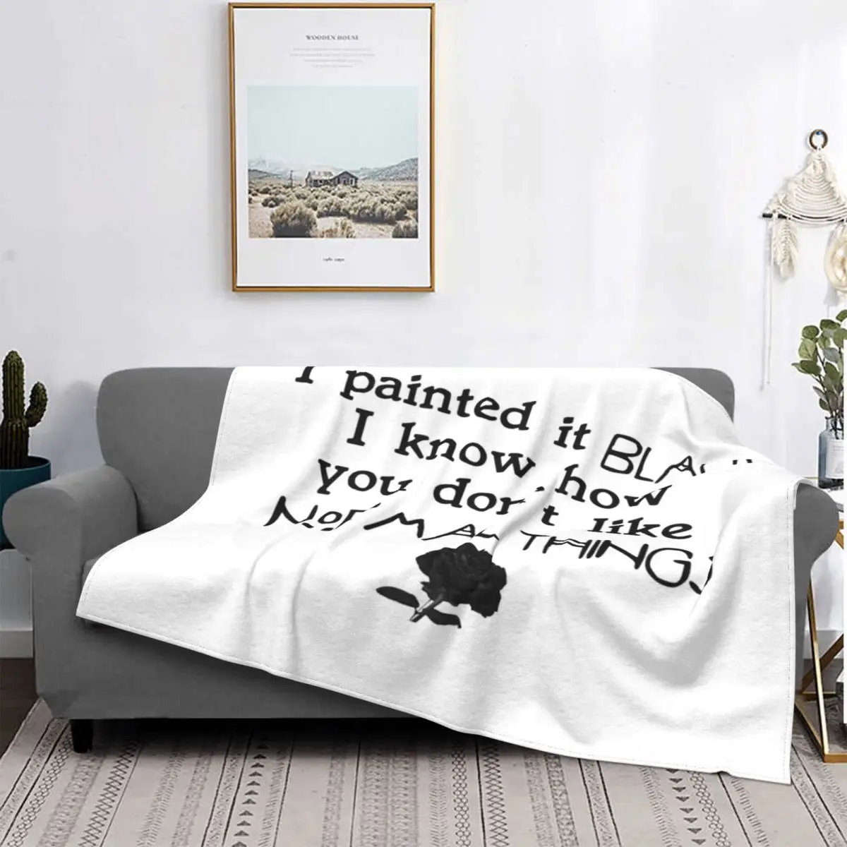 

Lo pinte, manta negra, для cama colcha