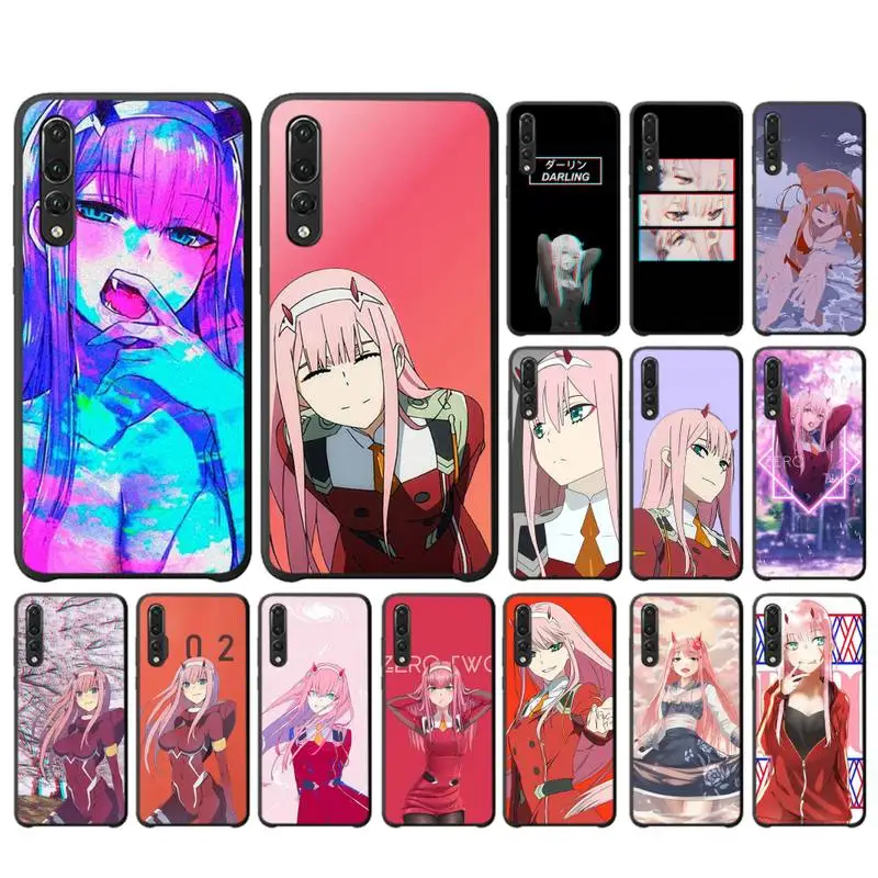 

MaiYaCa Zero Two Darling in the FranXX Anime Phone Case for Huawei P30 40 20 10 8 9 lite pro plus Psmart2019
