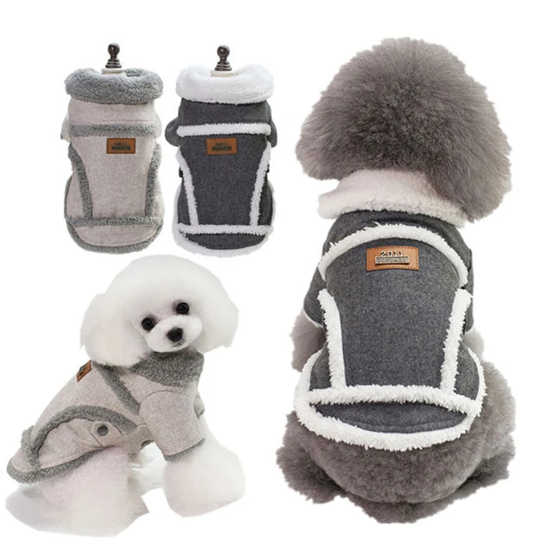 

High Quality Dog Clothes Warm Cotton Coat Pet Clothing Thick Clothes For Small Medium Dogs Jacket Puppy Roupa Chihuahua Outfit