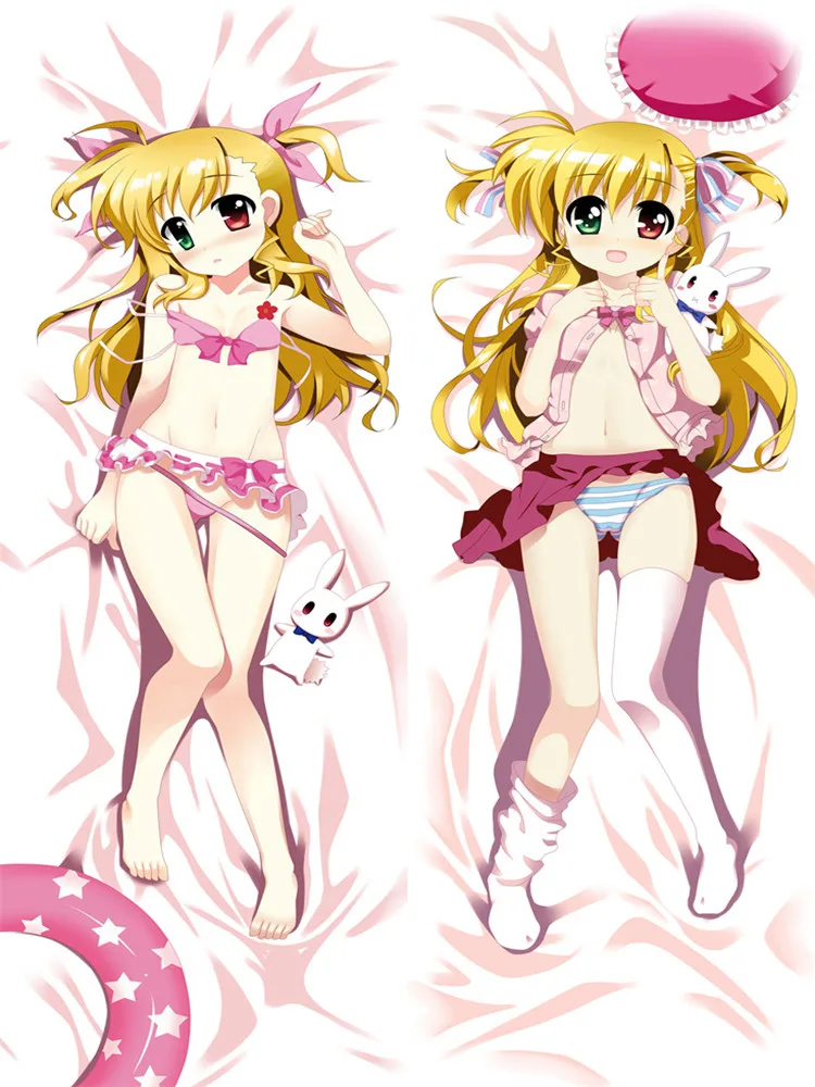 2018-July Japan Anime Magical Girl Lyrical Nanoha Arisa Bannings Hugging Body Pillow Cover Case Dakimakura Decorative PillowCase | Дом и сад