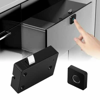 keyless fingerprint cabinet lock smart biometric electric lock drawer anti theft office drawer file cabinet door lock