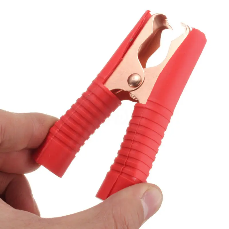 

4pcs Electrical Alligator Crocodile Battery Clips Clamp With Insulated Sheath