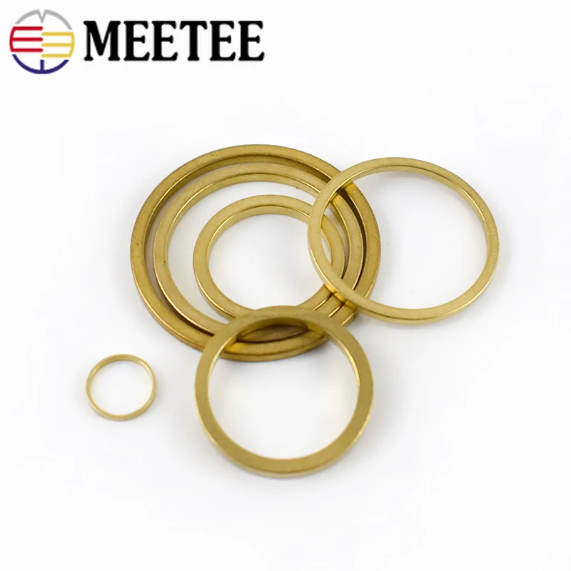 Meetee 200 шт 8 мм 50 в наборе 18/20/23/25 латунь хомут с круглым воротником для мальчиков и